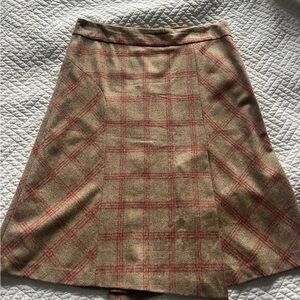 Plaid A-Line Skirt from Banana Republic size 12